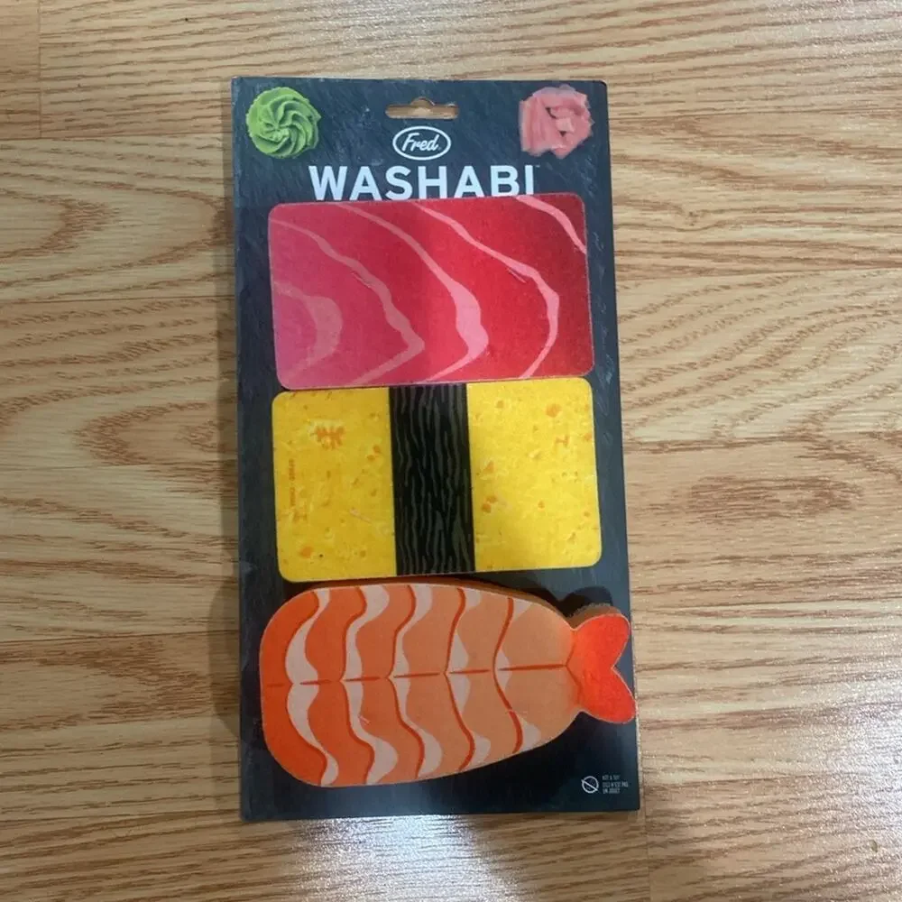 Fred Sponges Washabi Kitchen Sponges Set